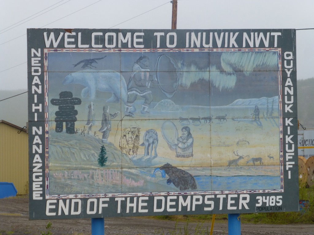 Begruessung vor Inuvik