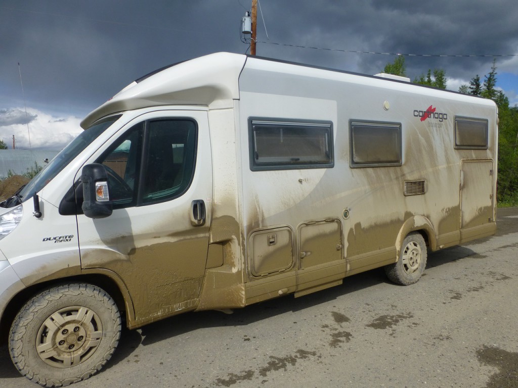 Und so sah unser Auto nach den 1478 km aus.